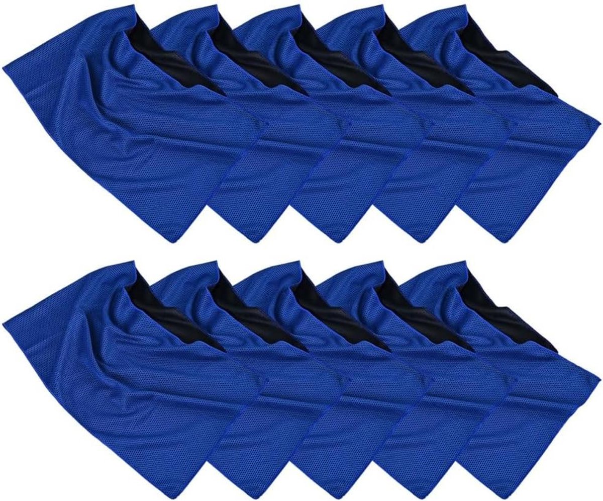 Sneldrogende Handdoek - Sport Handdoek - Sport en Buiten - Direct Koel Effect - N.v.t. - Donkerblauw