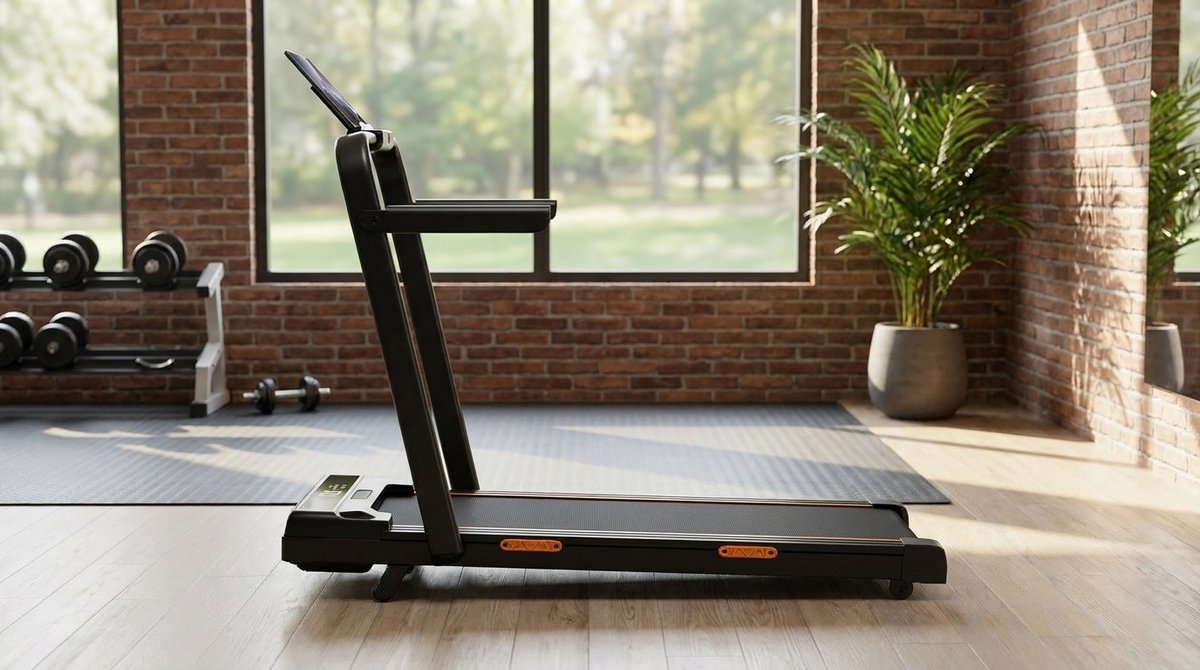 Loopband voor Thuis inklapbaar – House&Garden PowerIncline Pro X16 met 16% Helling – Elektrische Treadmill 10 km/u – Walking Pad met Handgrepen, LED Display & Afstandsbediening – Stille Home Fitness Loopband tot 136 kg – Zwart