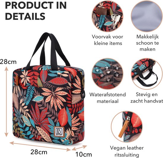 Brisby 4 Laags Geïsoleerde Koeltas - Lunchtas 7 liter - Jungle van Brisby — afbeelding 4