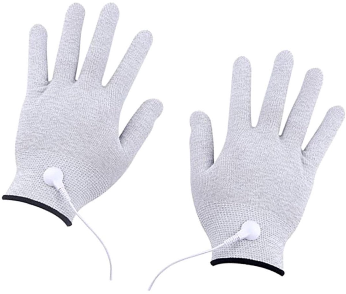 aladdien - Professionele elektrodenhandschoenen - Herbruikbaar - Flexibel - Wit - Massageaccessoires - Draagbaar - Geschikt voor elke lichaamsdeel
