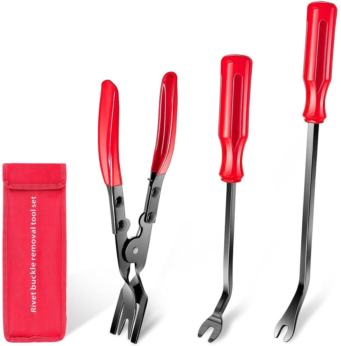 aladdien - Clip tang set - Trimverwijderaar - Auto interieur reparatieset - 3-delig - Professioneel gereedschap - Nauwkeurige reparaties - Geschikt ..