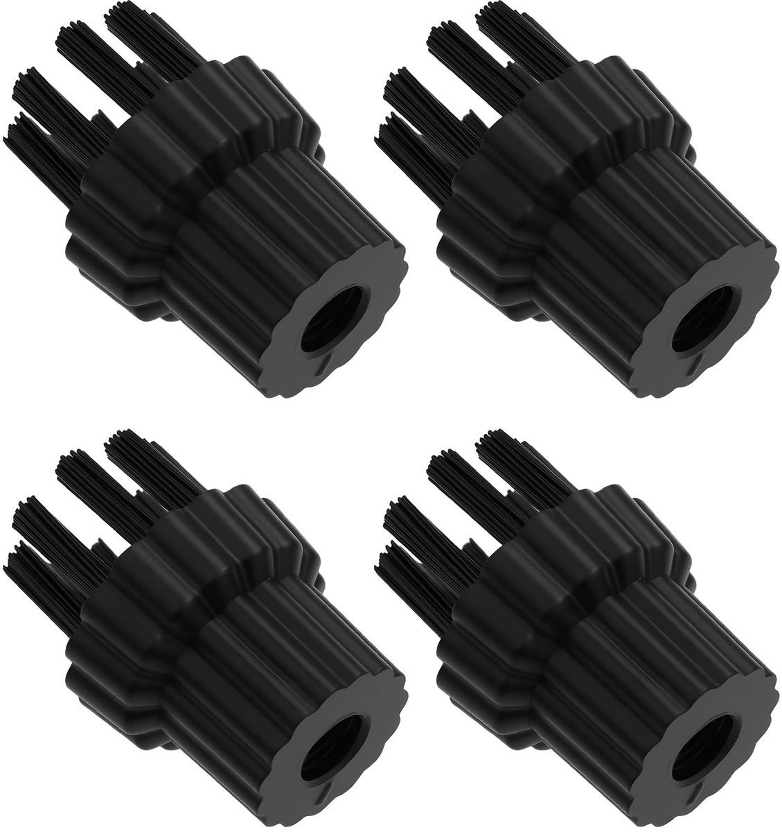 Set van 4 Vervangende Nylon Borstels met M8 Draad voor H20 X5 Stoommoppen