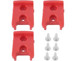 Allecto - Cordless Tool Holder - Wandbeugel - 3x - Inclusief Schroeven - Geschikt voor Milwaukee M18 18V - Stevige Bevestiging
