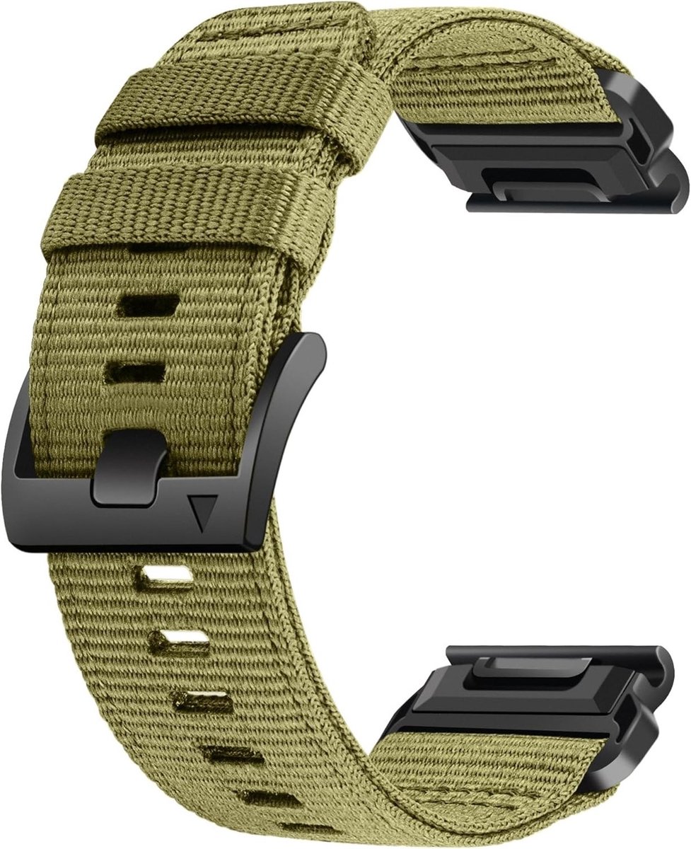 Nylon Horlogeband voor Garmin Fenix 8, Epix Pro en Forerunner 955, Snelle Bevestiging, Sportieve en Comfortabele Polsband voor Avontuurlijke Activiteiten