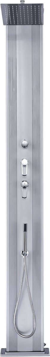 Formidra Dada hybride buitendouche 37 liter - Zilver