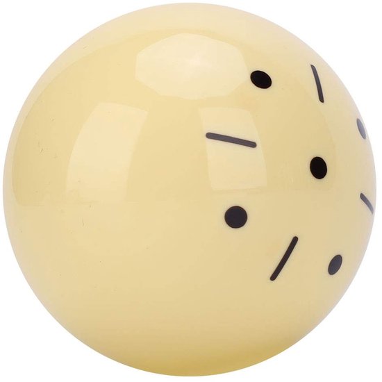 Dailygoods- Biljartbal Standaard Grote Speelbal - Snooker Oefenbal - Trainingsbal - Dot-spot - 57.2MM - Schokbestendig van Dailygoods — afbeelding 5