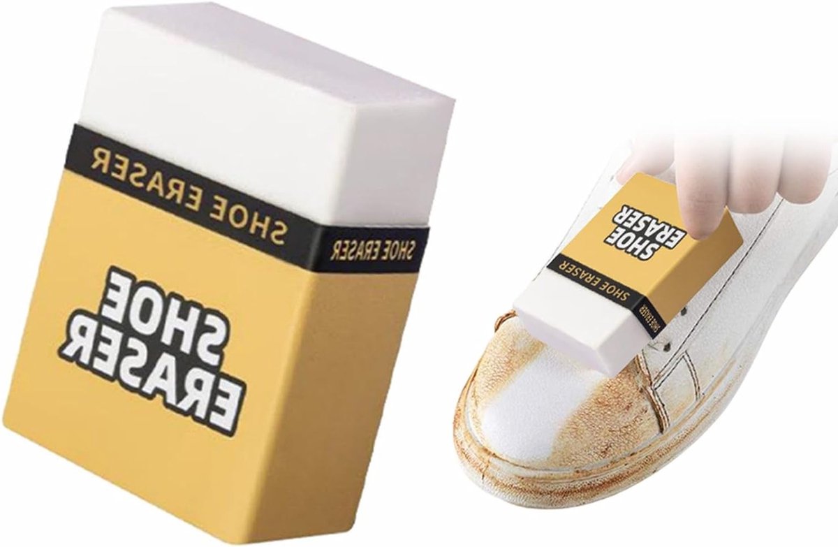Schoonmaakgum voor Sneakers en Suède Schoenen, Verwijdert Vlekken en Vuil Effectief