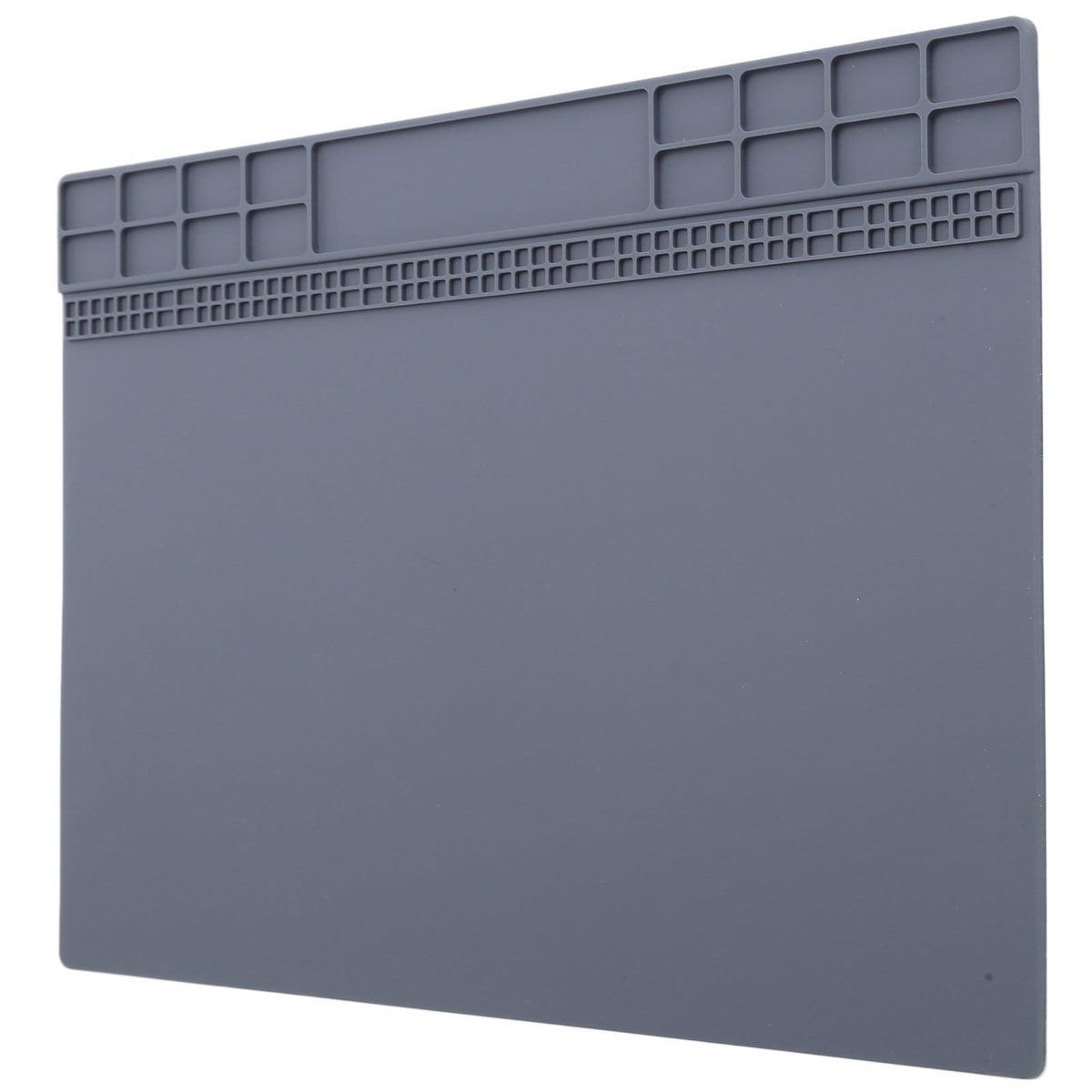 Allecto - Horlogereparatietafelmat - Antislip Onderhoudsaccessoires - Grijs - Horlogemaker - Rubberen Mat - Geschikt voor Horloges, Elektronica en ..