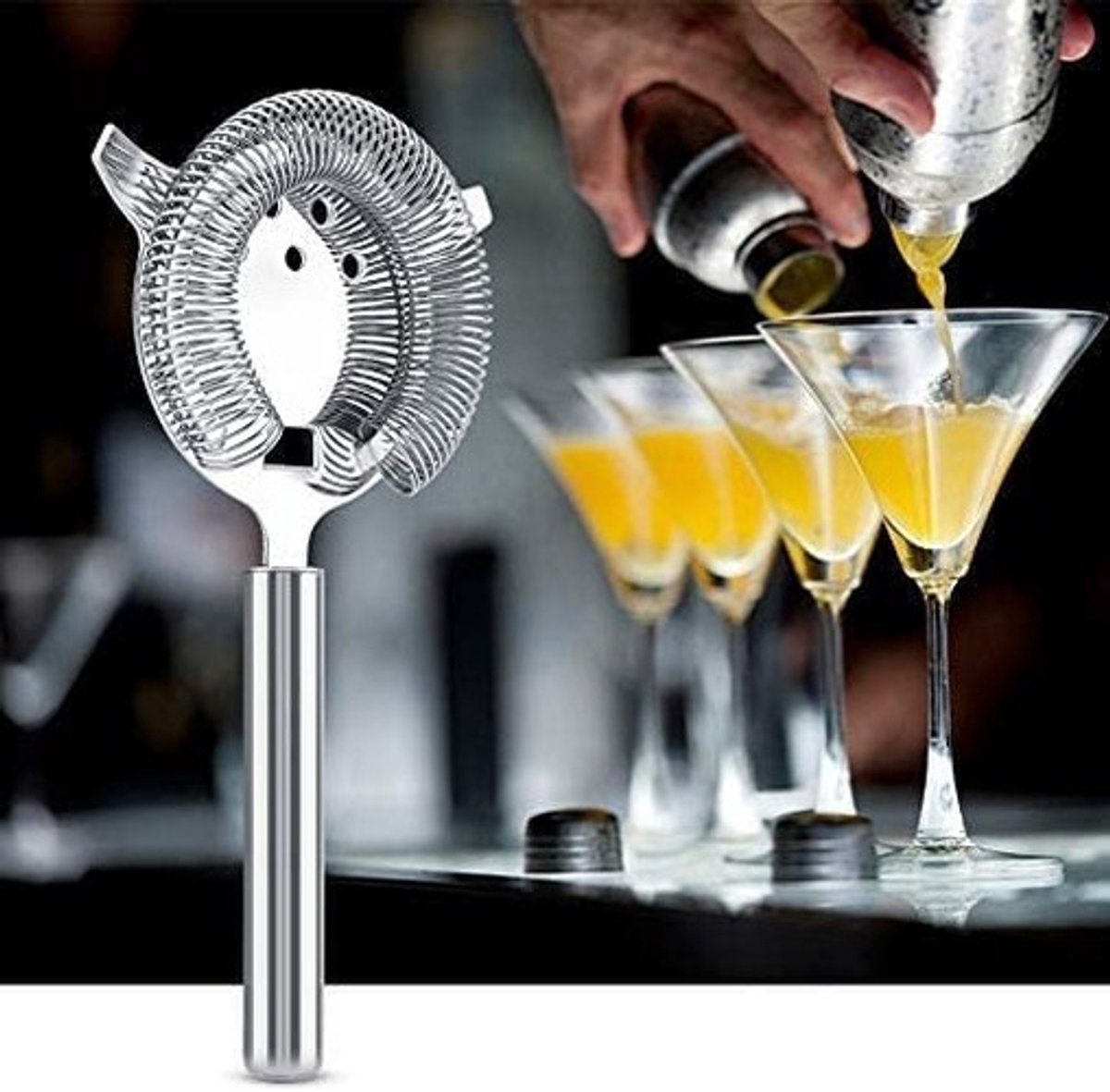 RVS Cocktailscheider - Elegant en Roestvrij, Perfect voor Bartenders