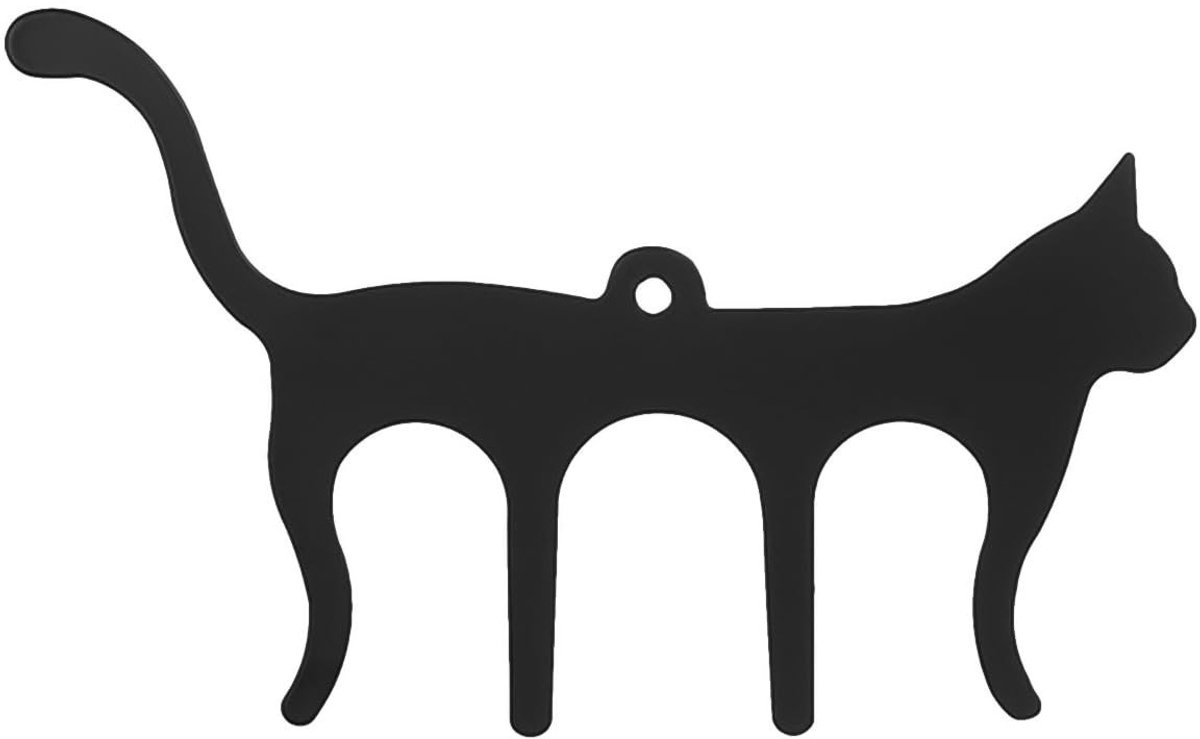 ONF3 - Cat Shape Music Book Holder - Bladmuziekhouder - Handig en veelzijdig - Zwart - Muziekboekhouder - Geschikt voor pianisten en gitaristen ...