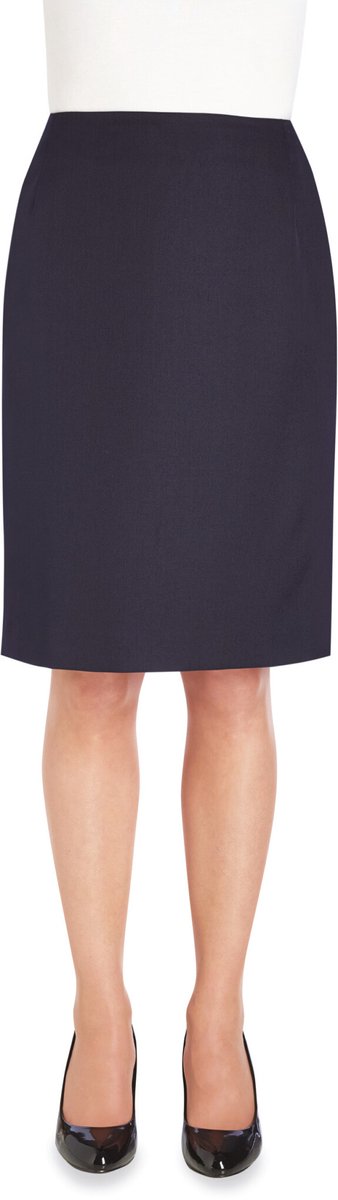 Brook Taverner Pluto Straight Skirt BT2258 - Navy - 32 EU (4 UK)