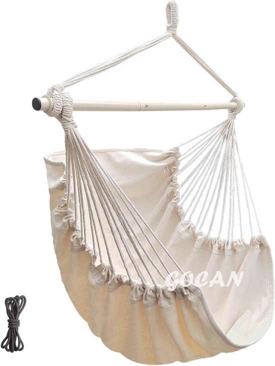 HEIBTENY Zitkussen hangmand kussen 60 x 60 waterdichte stoel schommelstoel hangmand papaya stoel rond kussen (wit HEIBTENY Zitkussen hangmand kussen 60 x 60 waterdichte stoel schommelstoel hangmand papaya stoel rond kussen (wit