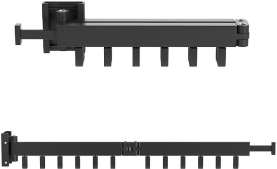 Wasophoogte® Wanddroogrek - Droogrek Inklapbaar - Wasrek Inklapbaar - Wasrek Hangend - 12 kledinghaken