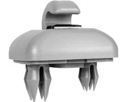 Autozonneklep - Cliphaak - Autoaccessoires - Auto-Zonneschermen - Zonneklep Hhaken Voor De Auto - Binnenhaken Voor Zonnekleppen - Autohouder Voor Zonneklep - Compatibel Met Audi A3a4la5a6lq5q3 - Grijs - 1 Stuk - Automatische Zonneklep Ter Vervanging