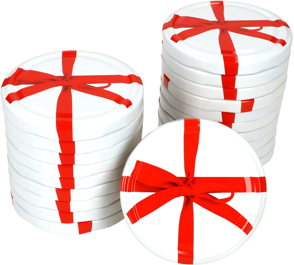 Set van 20 TO 82 lusdeksels geschikt voor 230ml / 350ml / 435ml potten