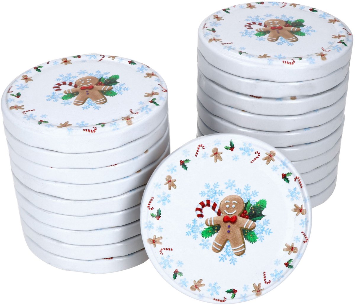 Set van 20 TO 82 Candyman deksels geschikt voor 230ml / 350ml / 435ml potten