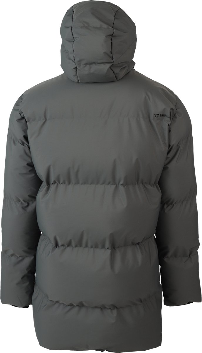 Brunotti Bigmain Heren Lange Puffer Jas Groen
