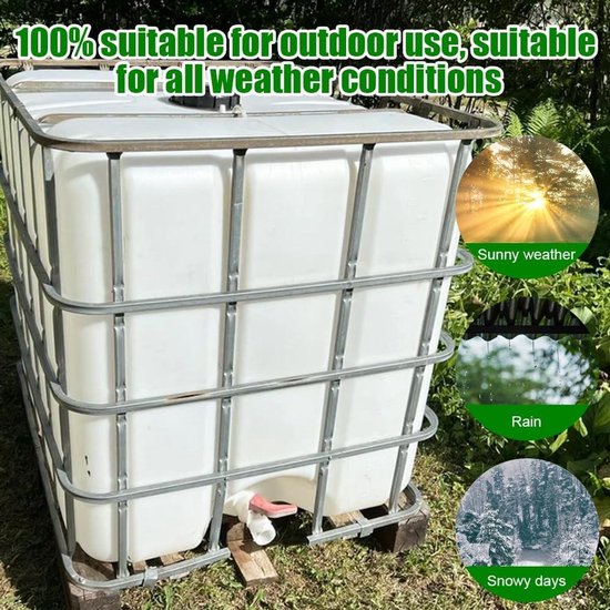 GASMIS IBC Adapter S60 x 6 grove schroefdraad 1 inch binnendraad met