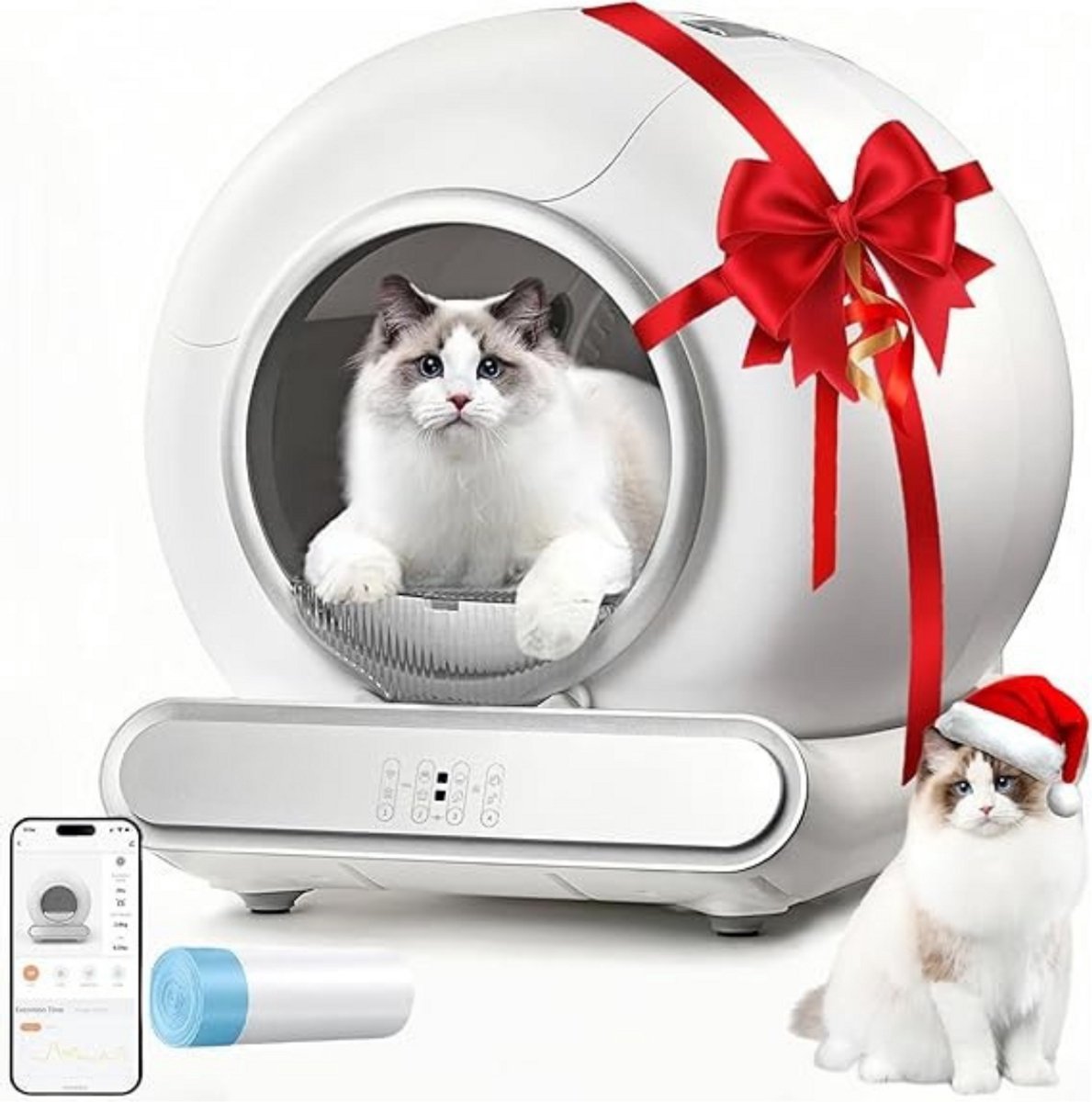 Lexium zelfreinigende kattenbak - automatische kattenbak - electrische kattenbak - electrische kattenbak zelfreinigend -