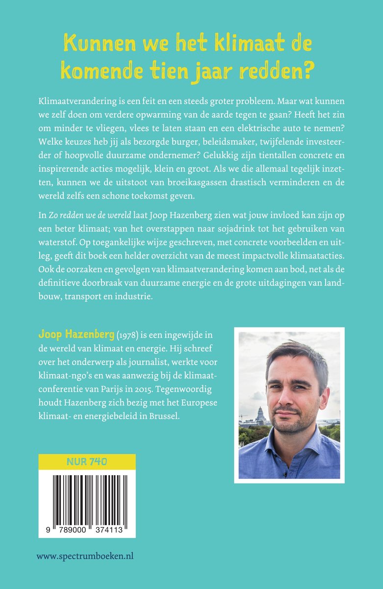 Zo redden we de wereld - back cover