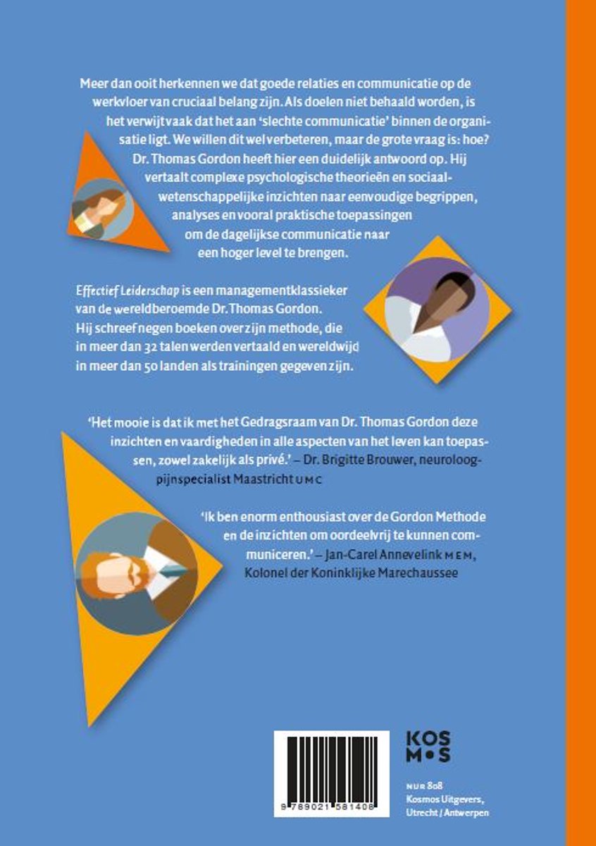 Effectief leiderschap - back cover