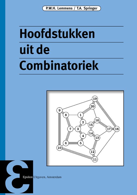 Epsilon uitgaven 25 - Hoofdstukken uit de Combinatoriek - cover