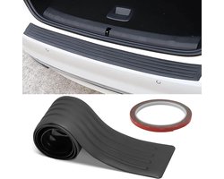 Beschermlijst Achterbumper 90CM - Bescherm Strip Kofferbak - Kofferbak Beschermer - Kofferbak Bescherming - Dorpelbeschermer Voor De Kofferbak - Voor de Meeste Auto's, SUV's - Zwart - 1 Stuk