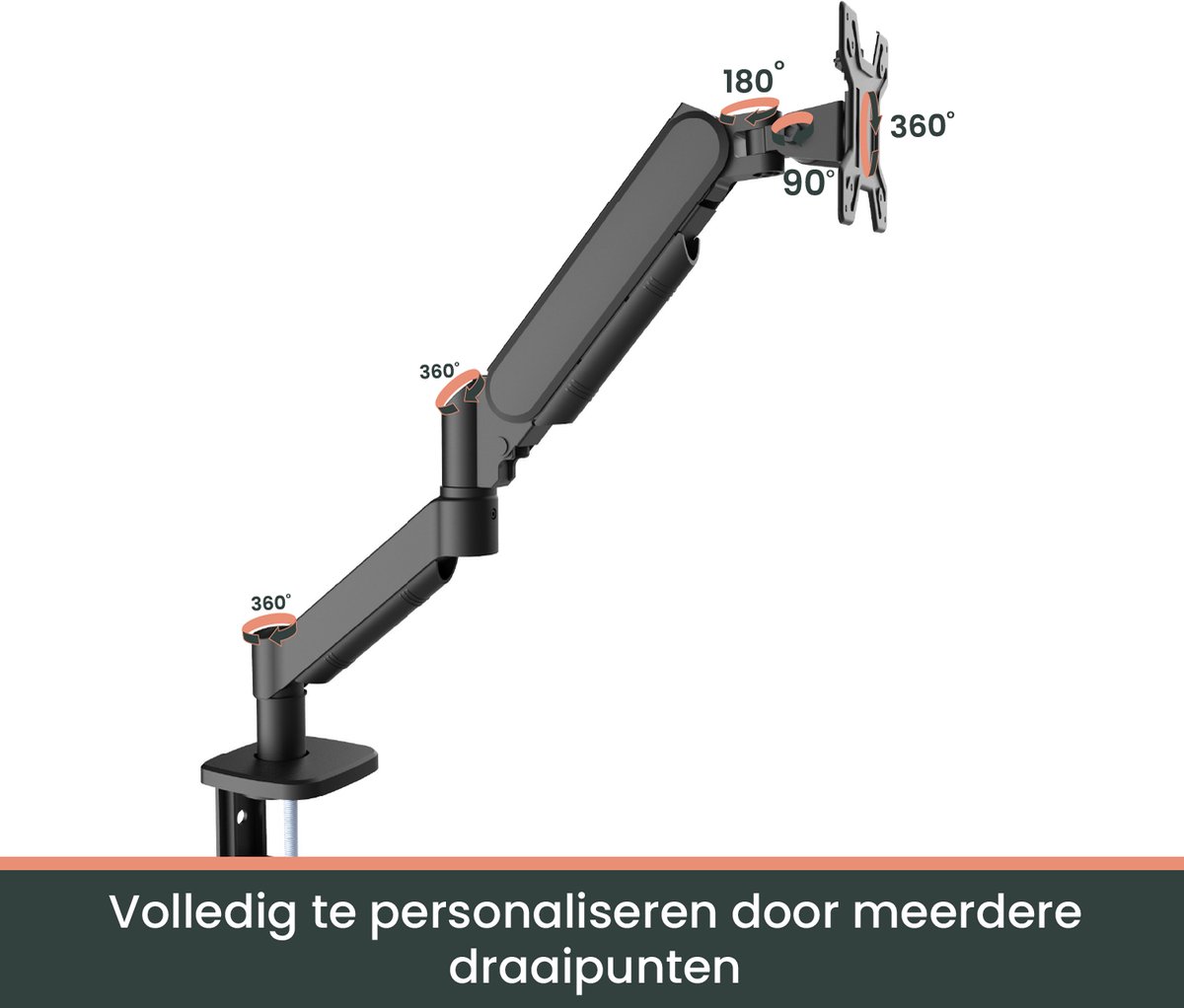 AVOID Monitor Arm M252D Dubbele Beugel thumbnail 2