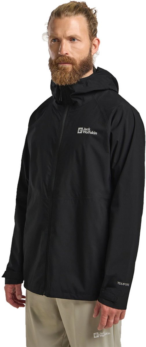 Jack Wolfskin Prelight 2.5L LT Jacket Men Outdoorjas Heren Zwart
