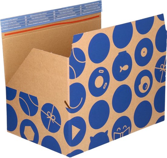25x Bol.com verzenddozen 310 x 210 x 105 mm