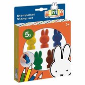 Nijntje Zelfinktende stempels - 5 stuks - Peuter en kleuter speelgoed - Knutselen - Voor meisjes en jongens - Vanaf 3 jaar - Speelgoed kinderen - Totum
