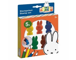 Nijntje Zelfinktende stempels - 5 stuks - Peuter en kleuter speelgoed - Knutselen - Voor meisjes en jongens - Vanaf 3 jaar - Speelgoed kinderen - Totum