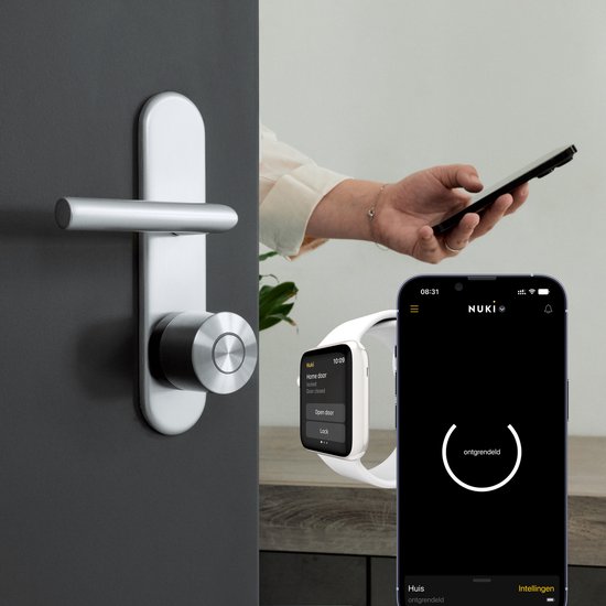 Nuki Smart Lock Ultra - Slim Deurslot met Wifi & Matter - Bol