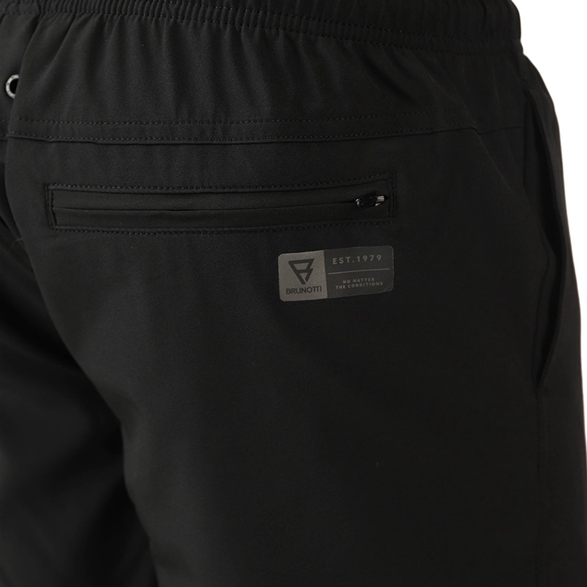 Brunotti Bru - conic Zwembroek Heren - Zwemshort met 4 - Way Stretch - Black — afbeelding 16