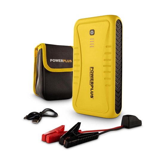 Powerplus POWX4251 Jump starter 3 in 1 - Starthulp kit - 7500 mAh - Incl. startkabels auto en usb kabel