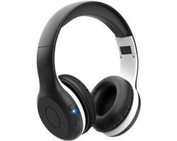 StayPowered Bluetooth Hoofdtelefoon voor Kinderen - Veilig en Kwalitatief Geluid - 85/94 dB Volumeregeling - 40 Uur Batterij - HD Microfoon - Opvouwbaar en Verstelbaar - Snelle Bluetooth 5.4 - Zwart - Levering Sneller dan Aangegeven!