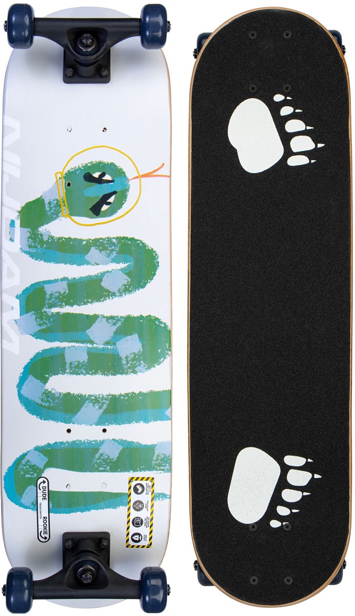 Nijdam Rookie Skateboard Beginners Skateboard SssSkateme Groen
