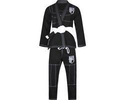 BJJ GI Maat A2 - Brazilian Jiujitsu - Kimono - BJJ - GI - Grappling - MMA - ADULT - Martial Arts - Black - Barong - Vechtsport