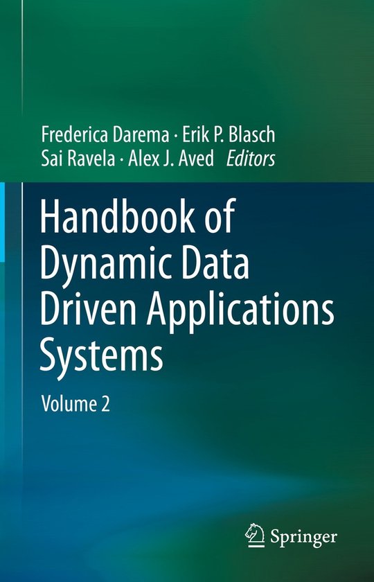 Handbook of Dynamic Data Driven Applications Systems - cover