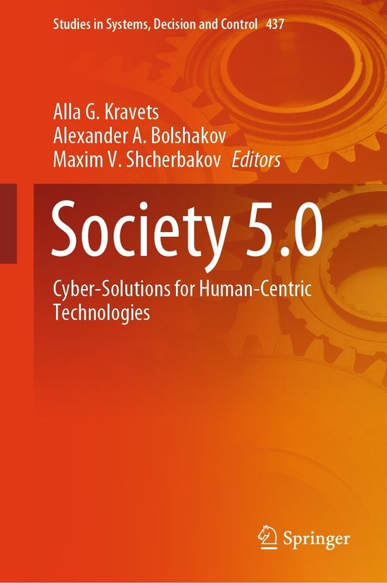 Studies in Systems, Decision and Control437- Society 5.0 - cover
