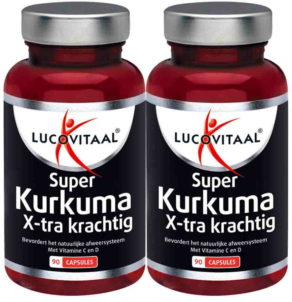 Goedkoopste 2x Lucovitaal Super Kurkuma X-tra Krachtig 90 capsules