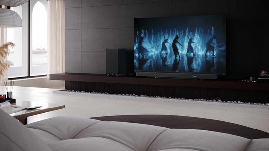 Sharp HT-SBW55121 - 5.1.2 Dolby Atmos soundbar met draadloze subwoofer - Q-series - zwart van Sharp — afbeelding 5