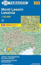 Tabacco Editrice Wandelkaart Tabacco Blad 059 Monti Lessini/Lessinia (GPS)