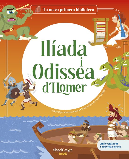 La meva primera biblioteca - Ilíada i Odissea d'Homer - cover