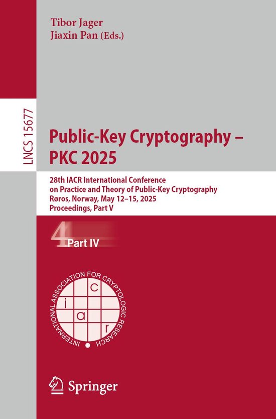 Springer Nature Proceedings Computer Science 4 - Public-Key  ... - cover