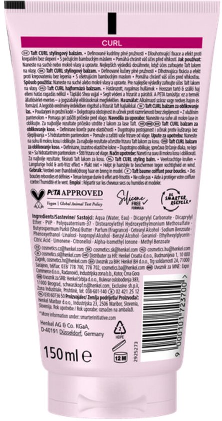 Taft Curl Styling Balm - 150 ml