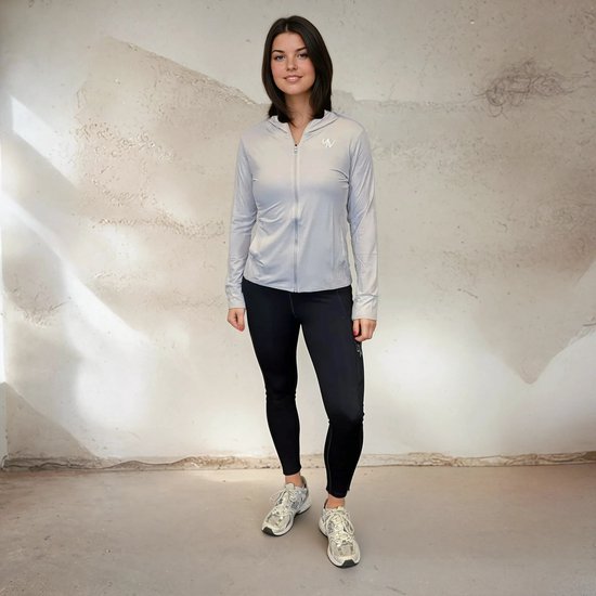 Gilet de sport YV SPORT Geneva - Également disponible en grande taille - Qualité Premium - Léger - Séchage rapide - Poches zippées - Liberté de mouvement optimale - Respirant et confortable - Vêtements de sport pour femme - Zwart - S