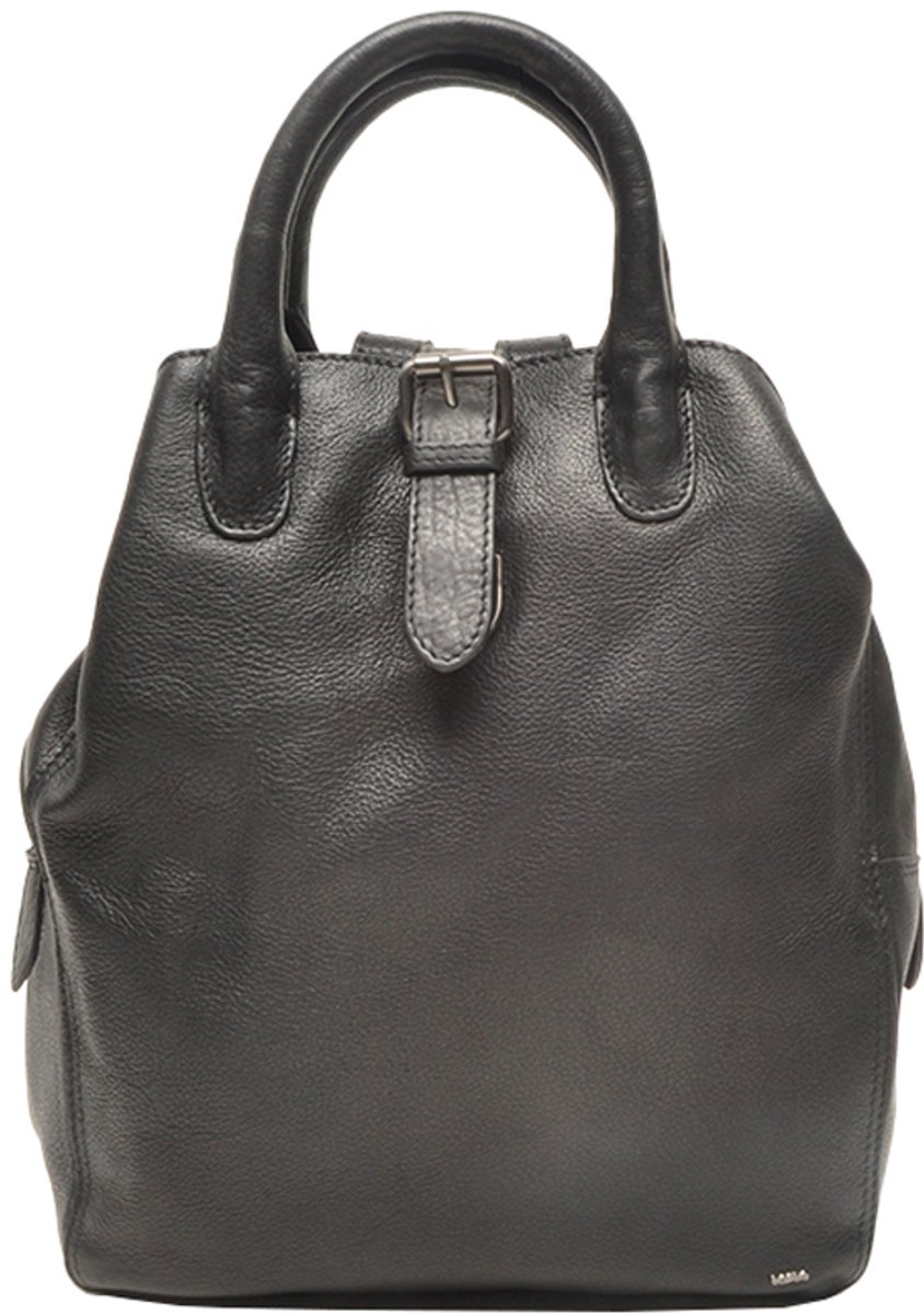 Berba | Lucca | Rugtas | 10 Liter | Dames | Zwart | Leer