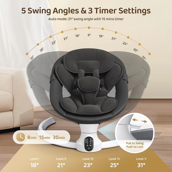 Schommelstang Met Ringen – Trapeze Speeltoestel Voor Kinderen En Volwassenen, Binnen En Buiten, Draagvermogen 150 Kg