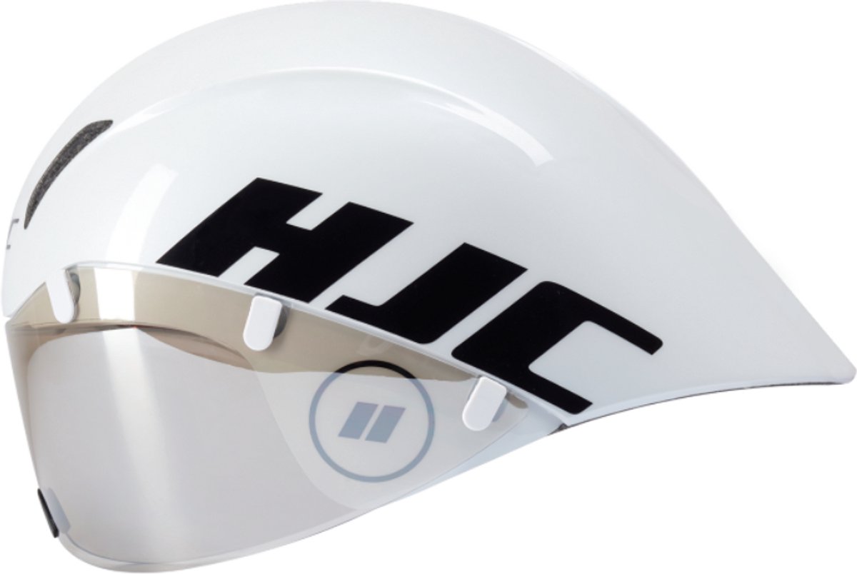 HJC TT helm - Adwatt 1.5 - Triathlon - tijdrijden - Wit - Maat M - 53 tot 58 cm